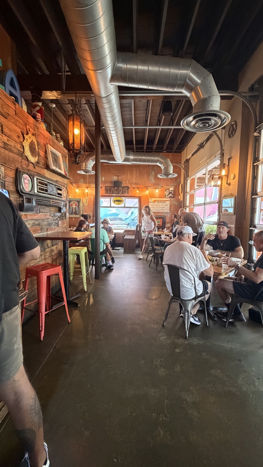 Inside — busy in the good way